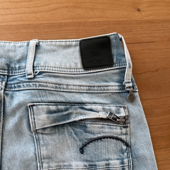 G-Star Midge Cody Skinny Jeans in Light Blue (Size 28 Tall) - Picture 5 of 13